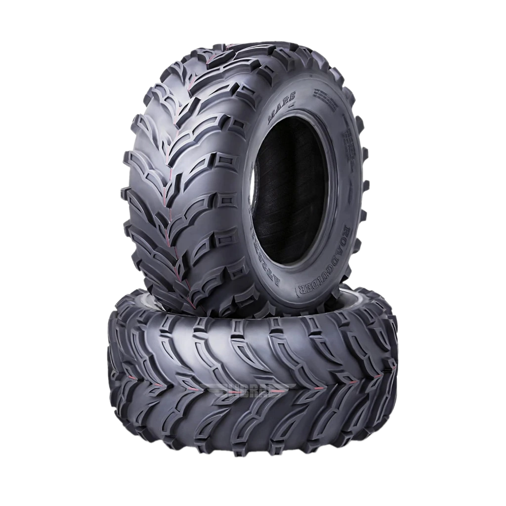 Roadguider 25x10-12 ATV Tires, Set of 2, 6PR Tubeless